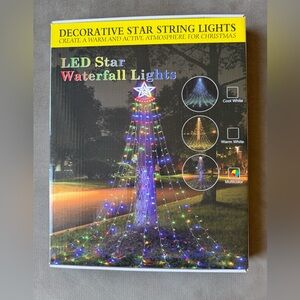 LED Star Waterfall Lights - Multicolor